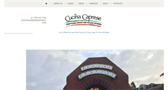 Desktop Screenshot of cucinacaprese.com